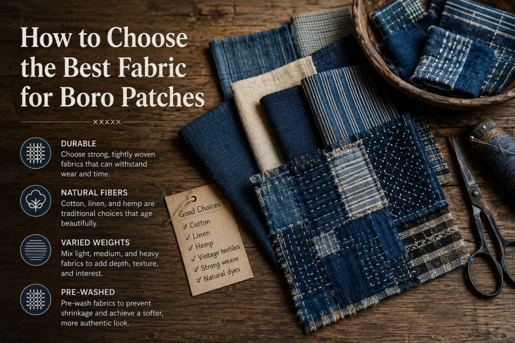 How to Add Boro Patches to Shirts and Hoodies