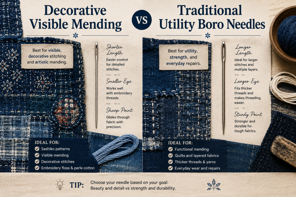 What Needle Size Works Best for Boro Stitching?