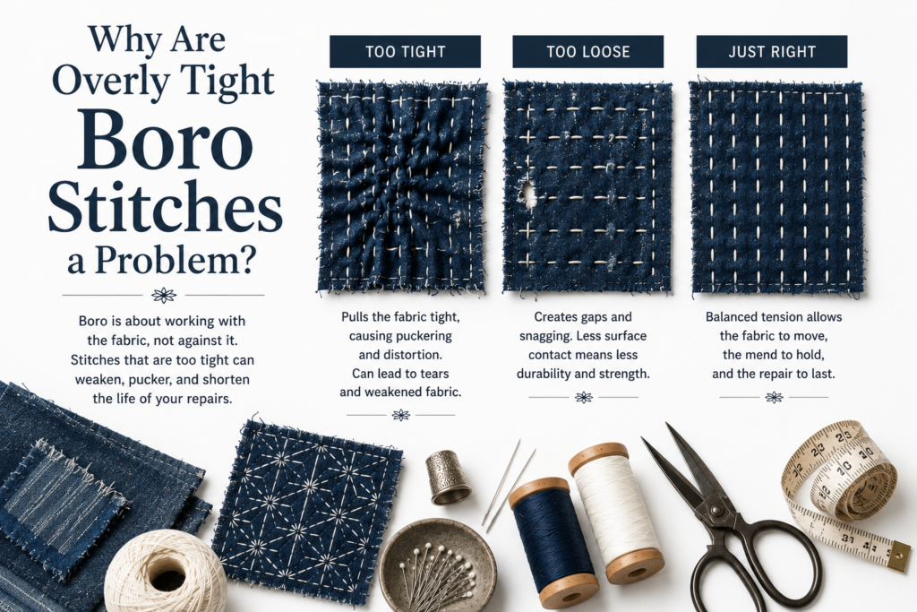How Tight Should Boro Stitches Be