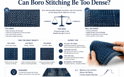 Can Boro Stitching Be Too Dense?