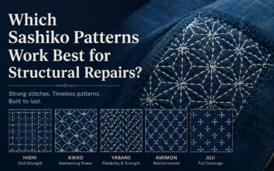 Which Sashiko Patterns Work Best for Structural Repairs?