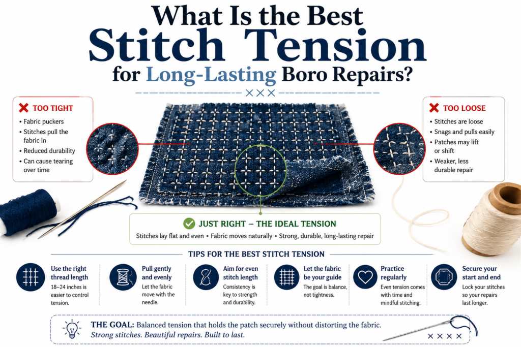 How Tight Should Boro Stitches Be