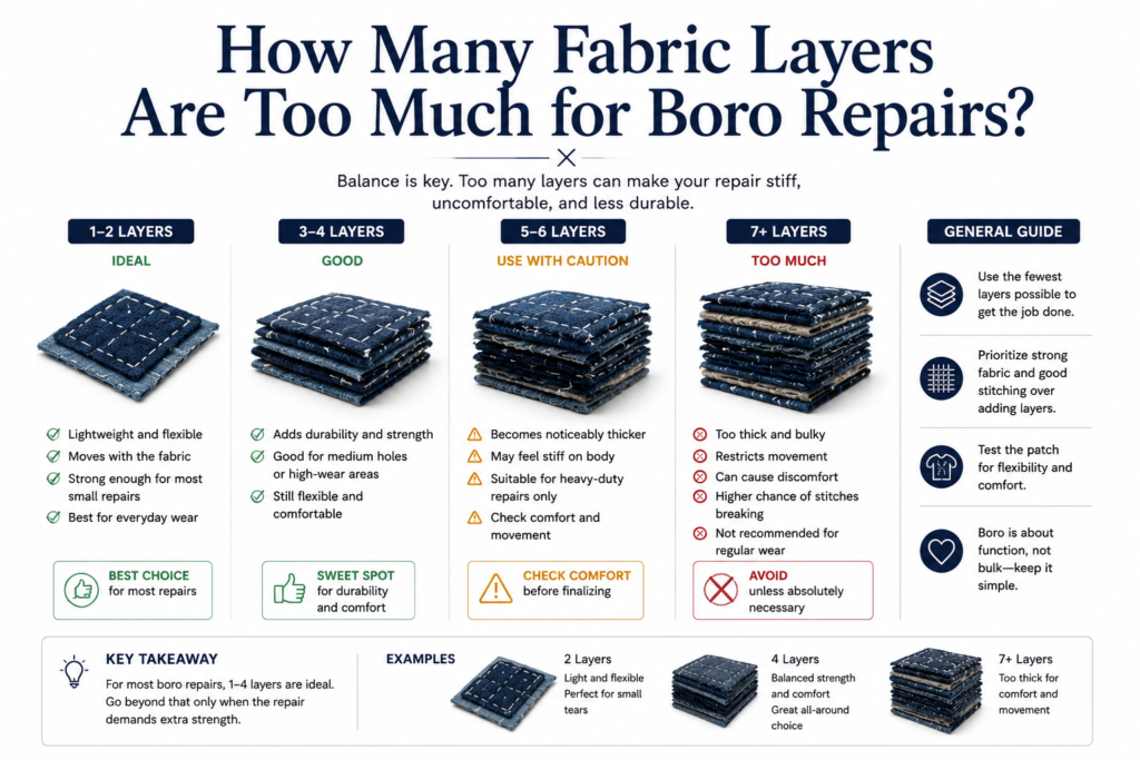 How to Add Boro Patches to Shirts and Hoodies