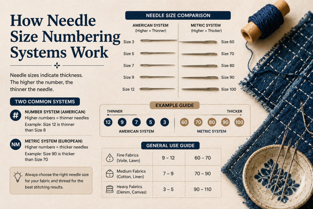What Needle Size Works Best for Boro Stitching?