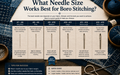 What Needle Size Works Best for Boro Stitching?