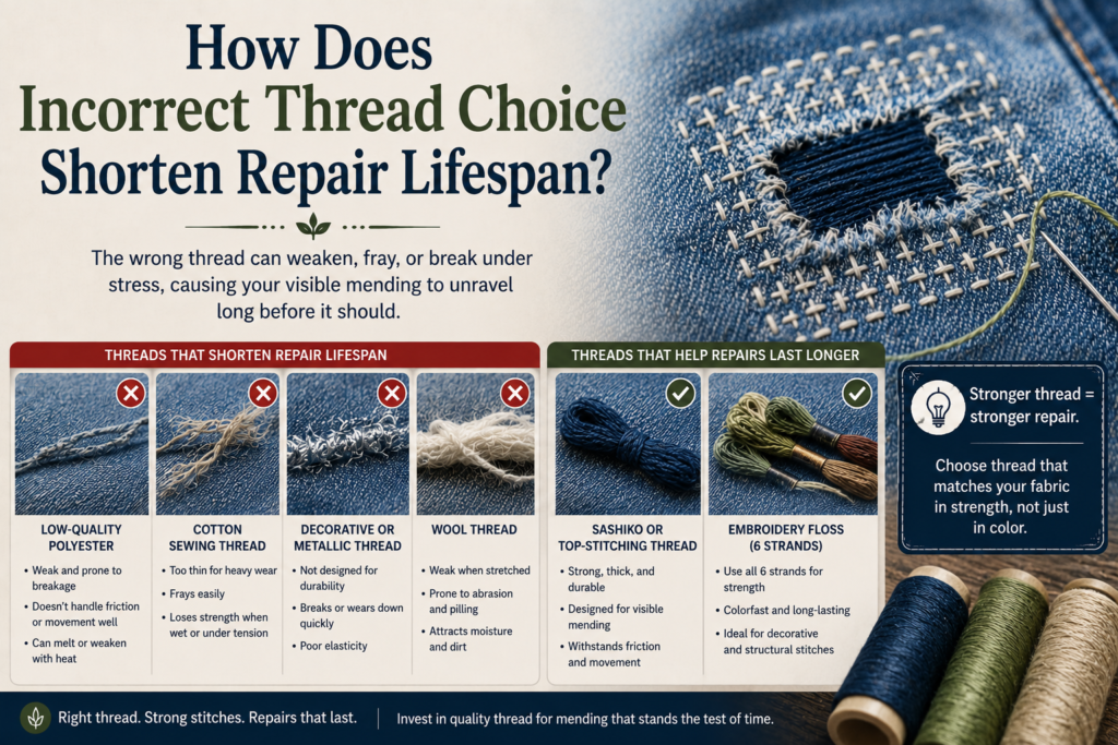 Why Some Visible Mending Repairs Fail Quickly