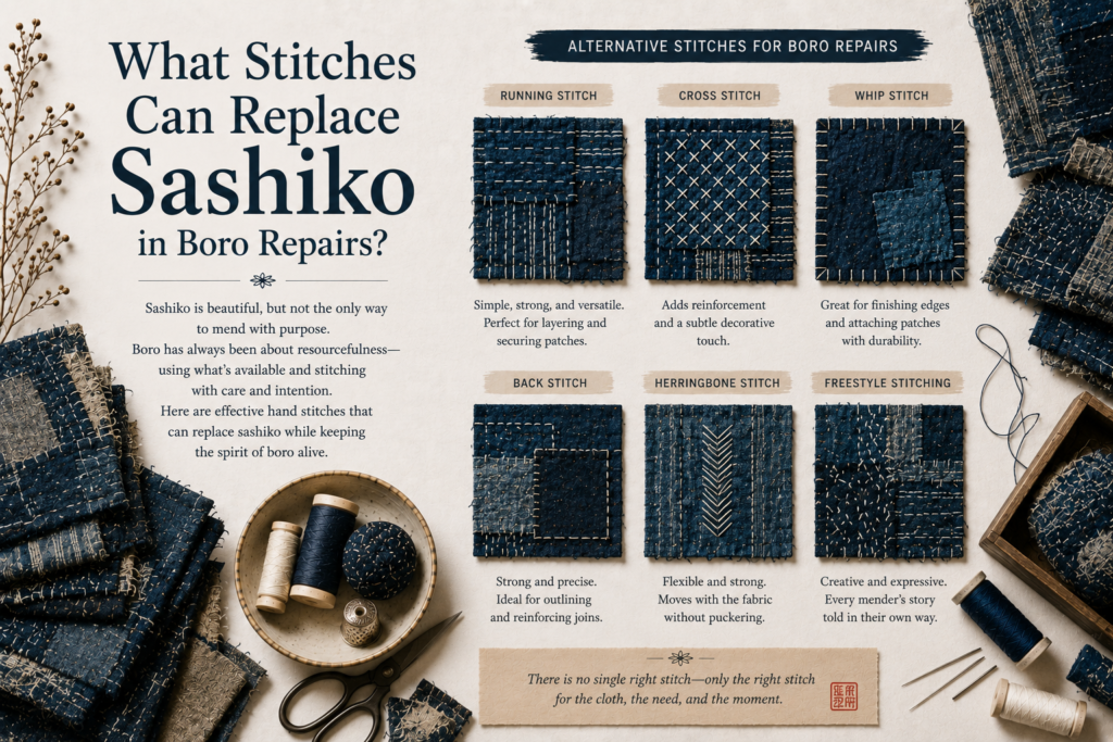 Can You Do Boro Stitching Without Sashiko?