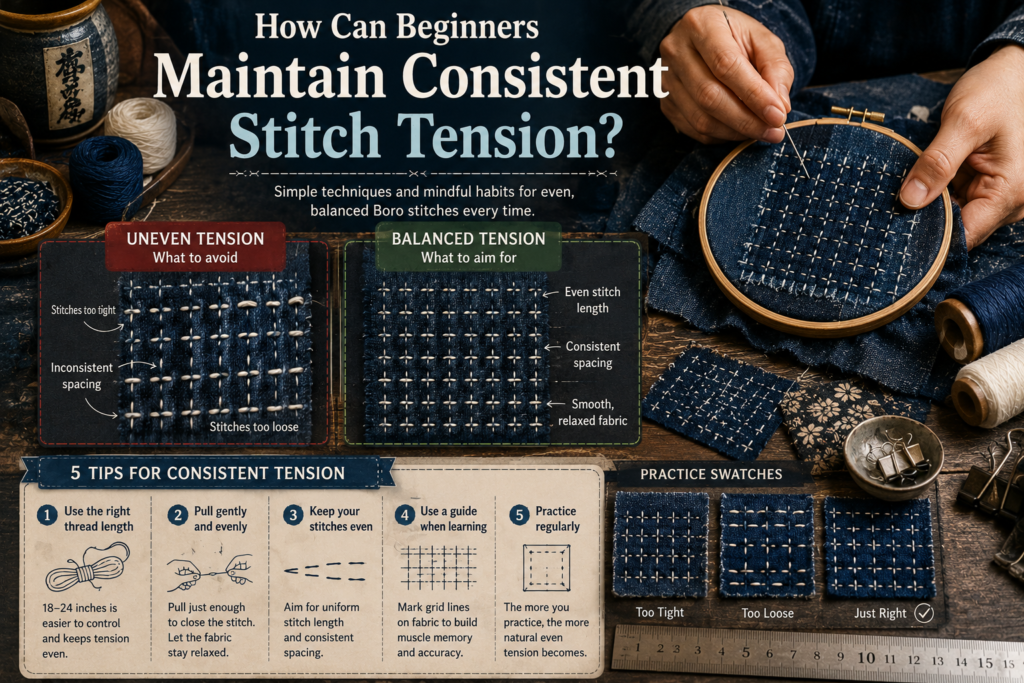 How Tight Should Boro Stitches Be