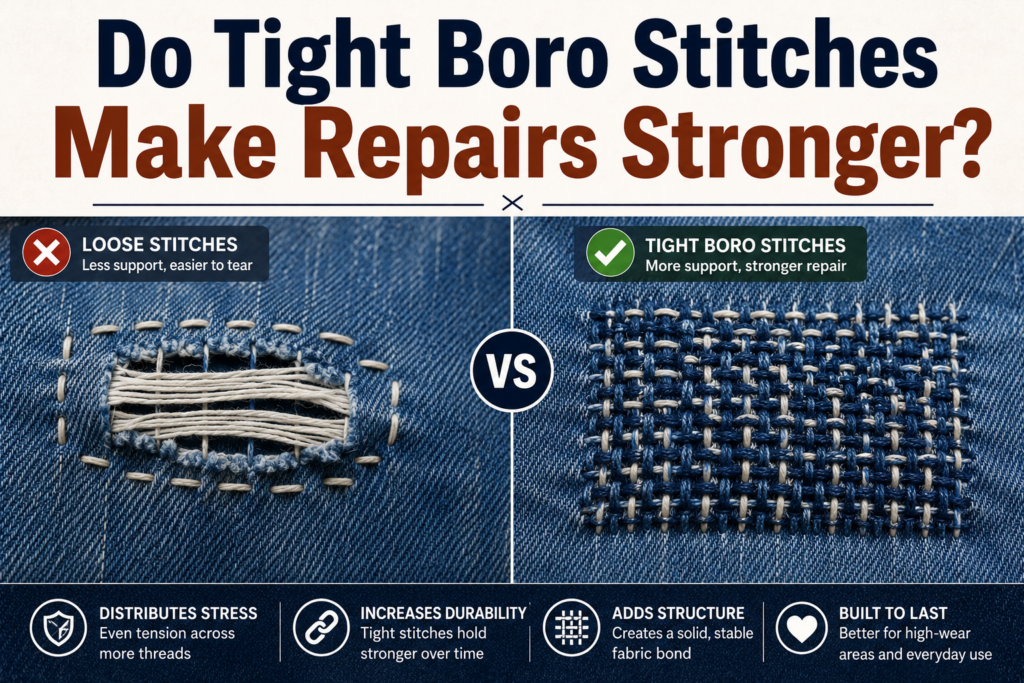 How Tight Should Boro Stitches Be