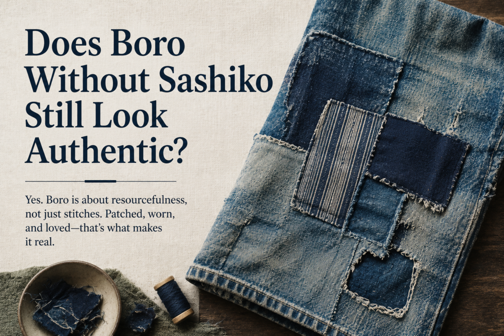 Can You Do Boro Stitching Without Sashiko?