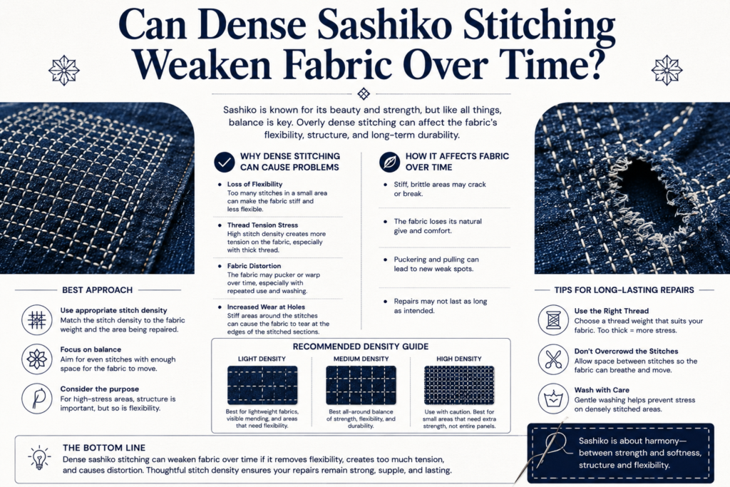 Which Sashiko Patterns Work Best for Structural Repairs?