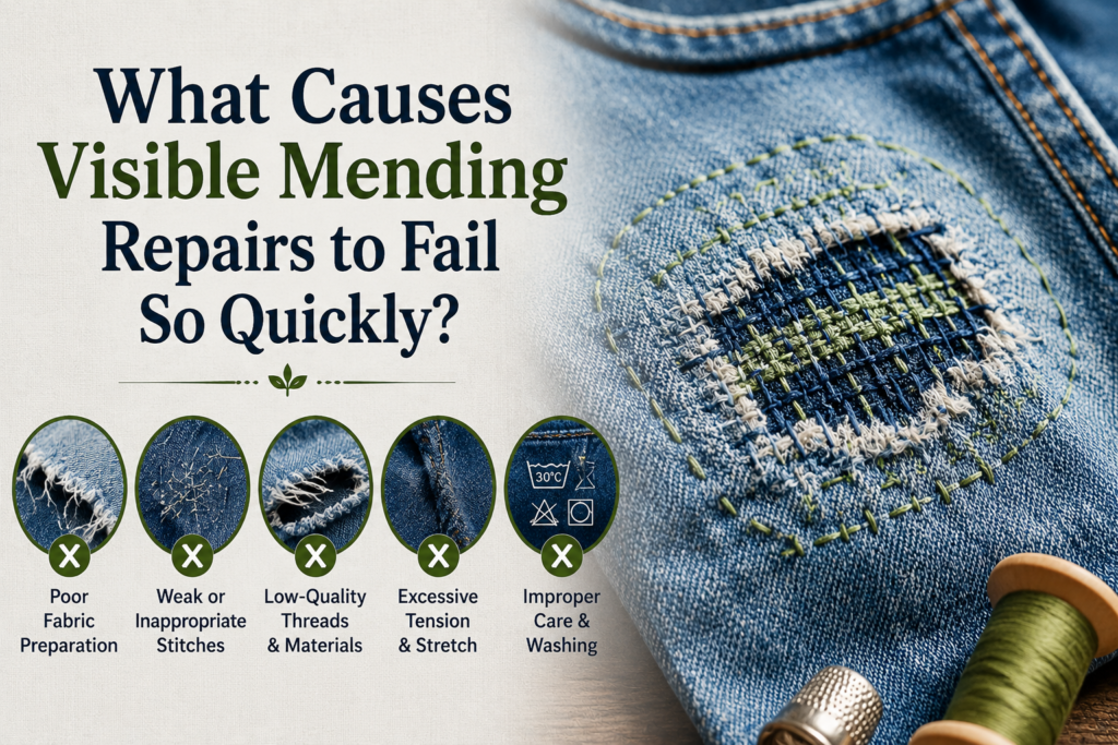 Why Some Visible Mending Repairs Fail Quickly