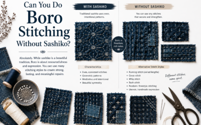 Can You Do Boro Stitching Without Sashiko?