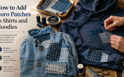 How to Add Boro Patches to Shirts and Hoodies