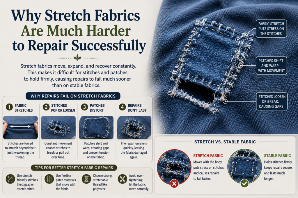 Why Some Visible Mending Repairs Fail Quickly