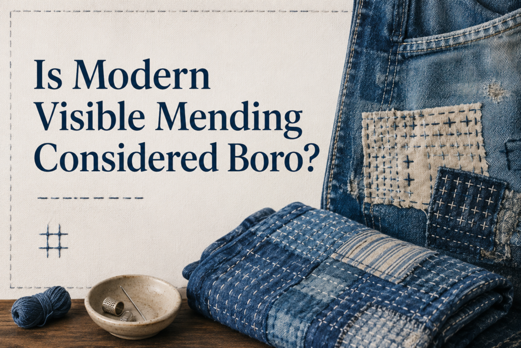 Can You Do Boro Stitching Without Sashiko?
