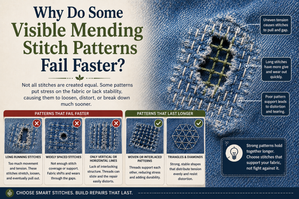 Why Some Visible Mending Repairs Fail Quickly