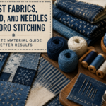 Best Fabrics, Thread, and Needles for Boro Stitching (Complete Material Guide for Better Results)