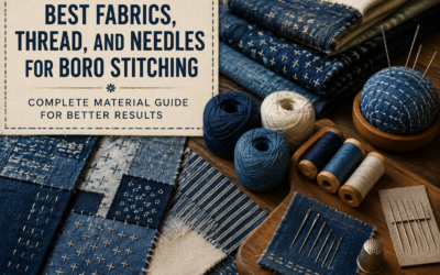 Best Fabrics, Thread, and Needles for Boro Stitching (Complete Material Guide for Better Results)