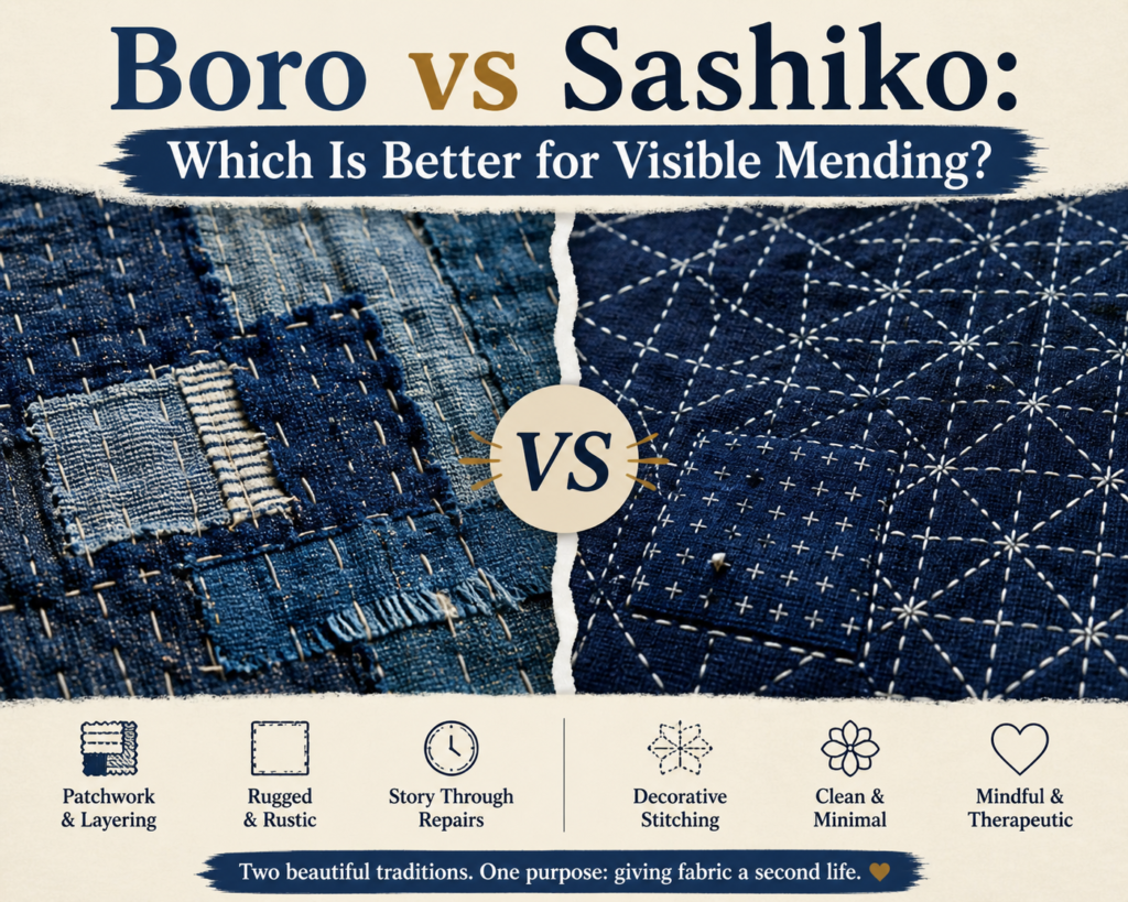 Boro vs Sashiko Which Is Better for Visible Mending