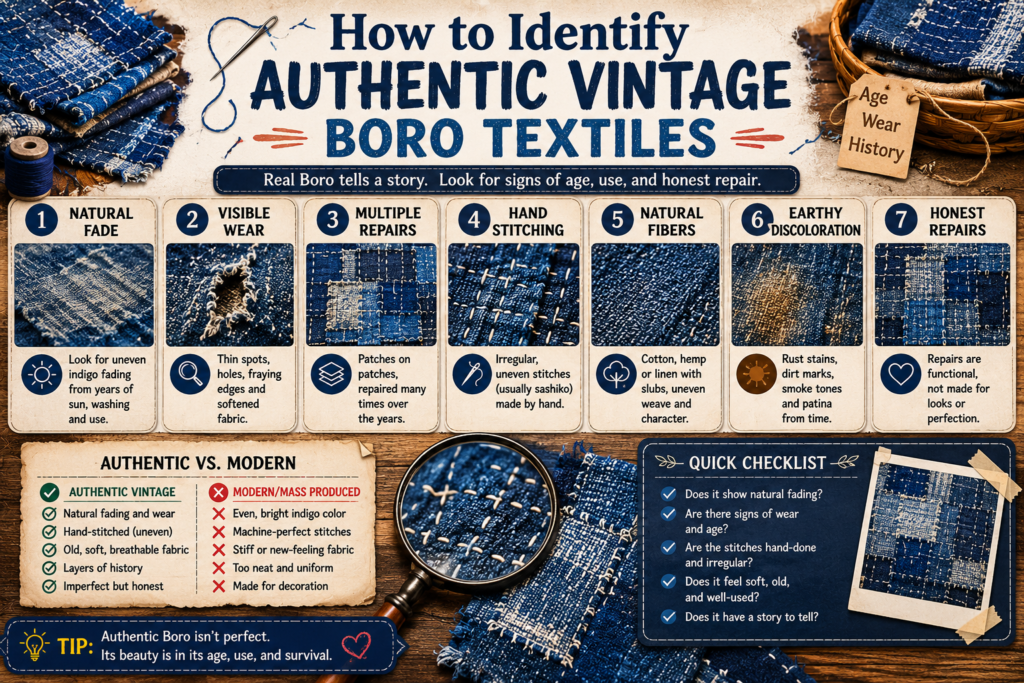 How to Identify Authentic Vintage Boro Textiles