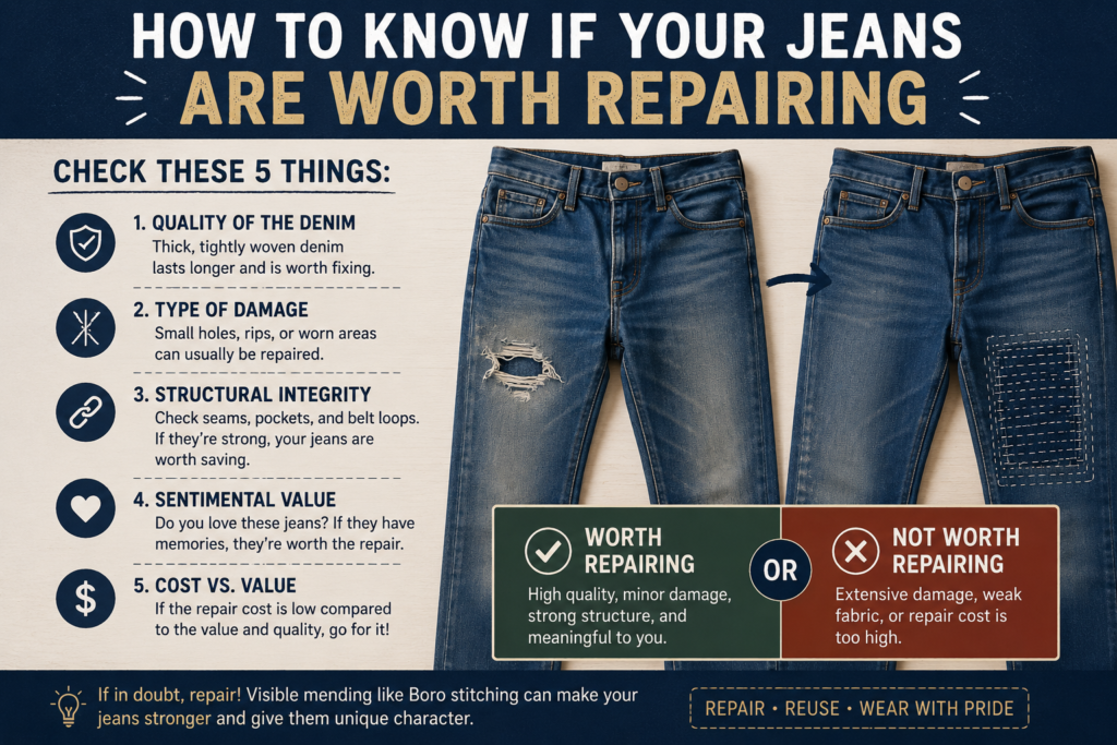 How to Know If Your Jeans Are Worth Repairing