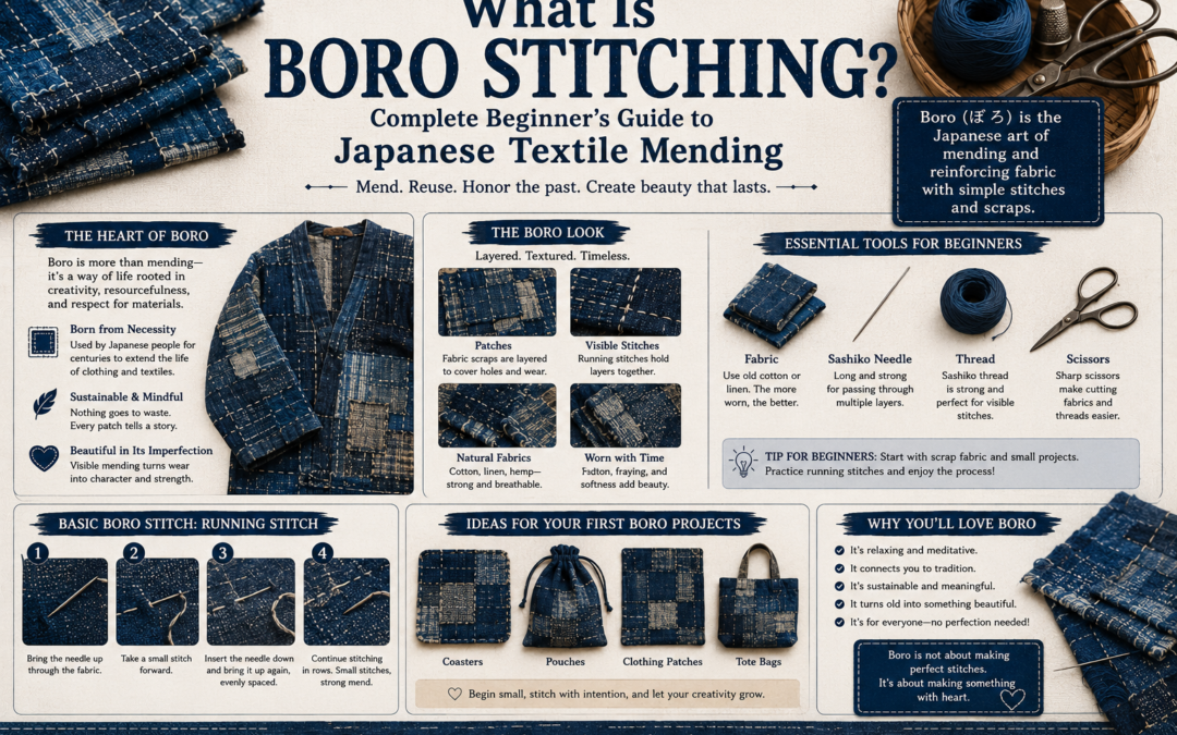 What Is Boro Stitching? Complete Beginner’s Guide to Japanese Textile Mending