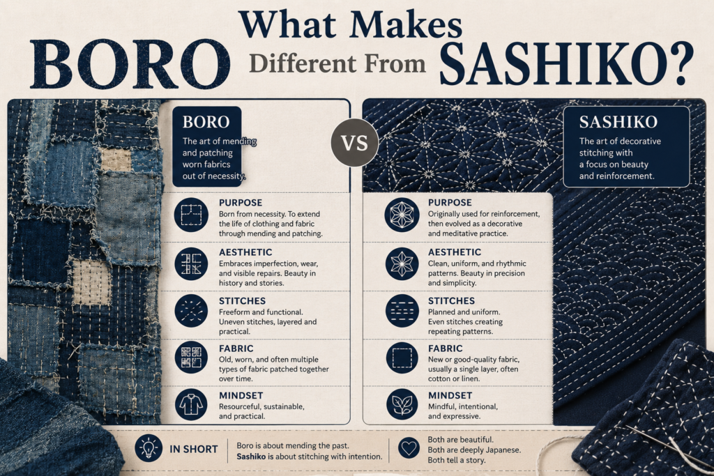 What Makes Boro Different From Sashiko?