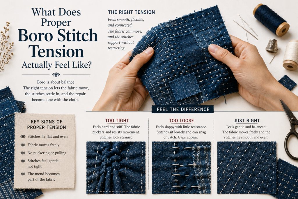 How Tight Should Boro Stitches Be