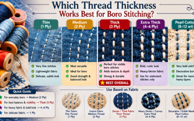 Which Thread Thickness Works Best for Boro Stitching?
