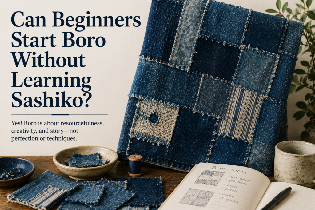Can You Do Boro Stitching Without Sashiko?
