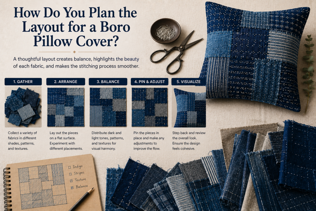 How to Make a Boro Pillow Cover