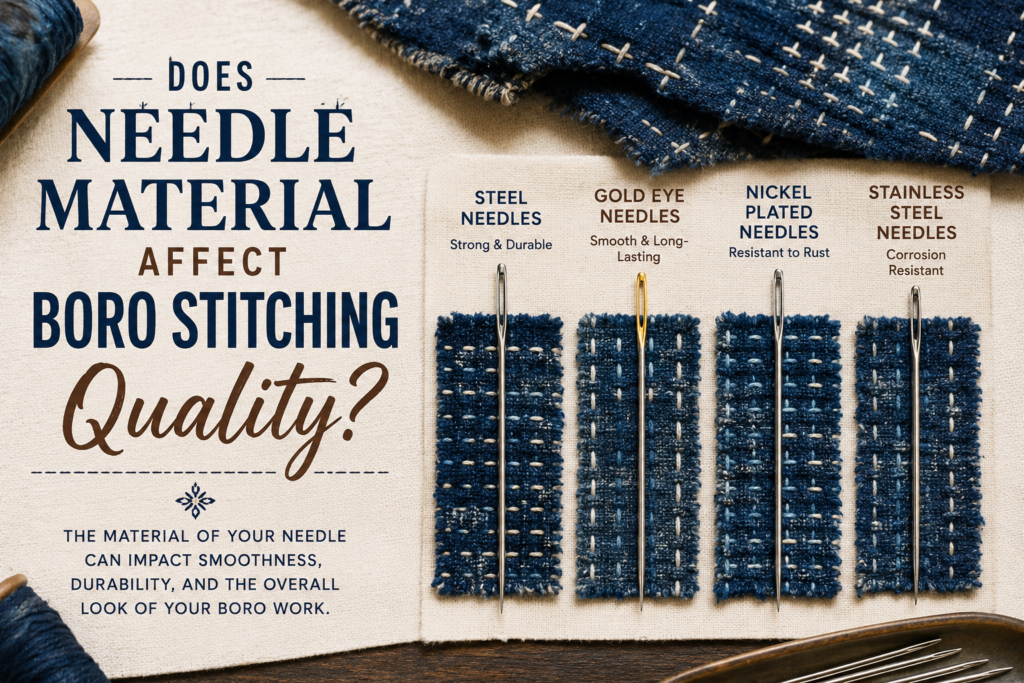 What Needle Size Works Best for Boro Stitching?