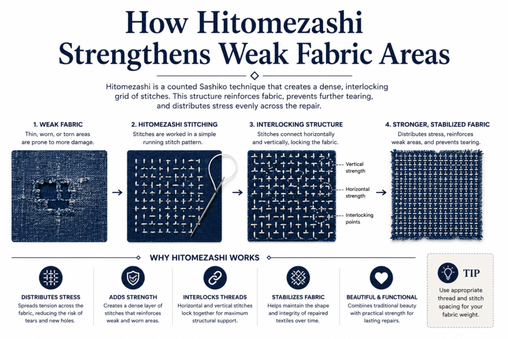 Which Sashiko Patterns Work Best for Structural Repairs?