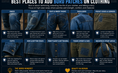 Best Places to Add Boro Patches on Clothing