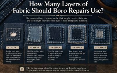 How Many Layers of Fabric Should Boro Repairs Use?