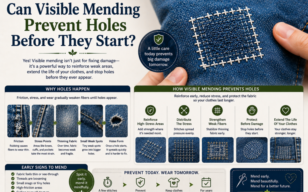 Can Visible Mending Prevent Holes Before They Start?