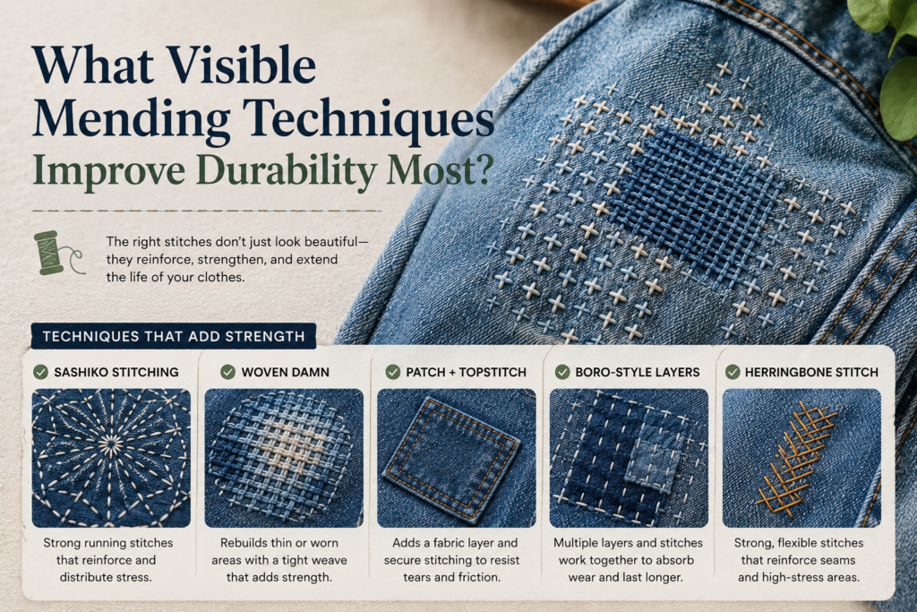 Can Visible Mending Make Clothes Last Longer?
