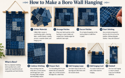 How to Make a Boro Wall Hanging