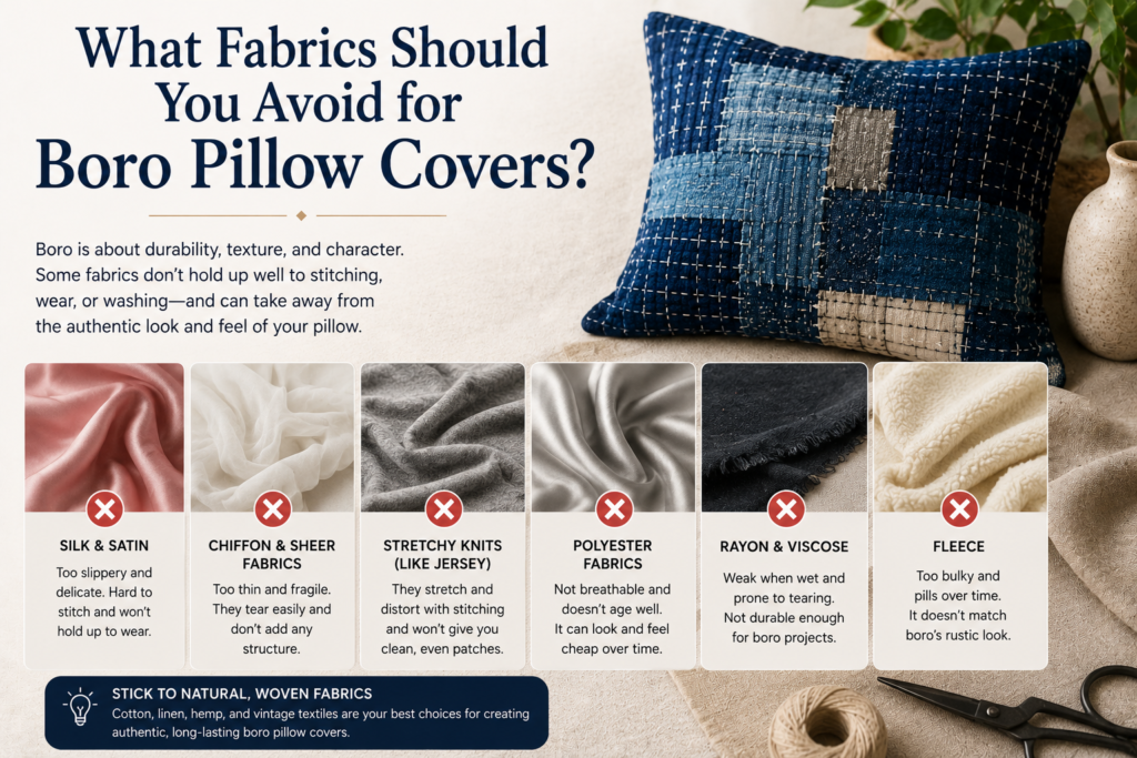 How to Make a Boro Pillow Cover