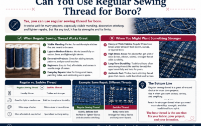 Can You Use Regular Sewing Thread for Boro?